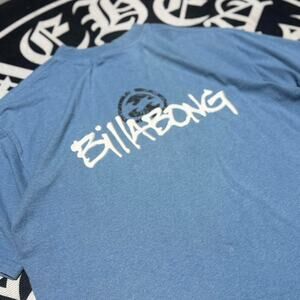 Blue Billabong Center Hit Surfing T-Shirt